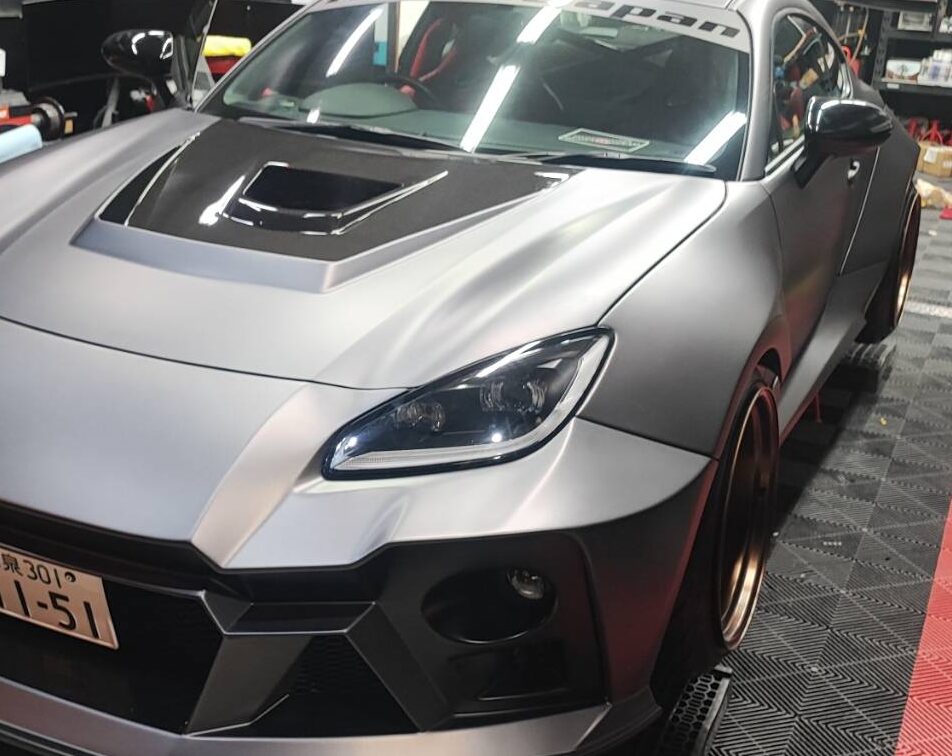 ResultJapan(リザルトジャパン)様、オーバーフェンダー・ワイドボディーキット装着デモカーGR86のオールペン記事